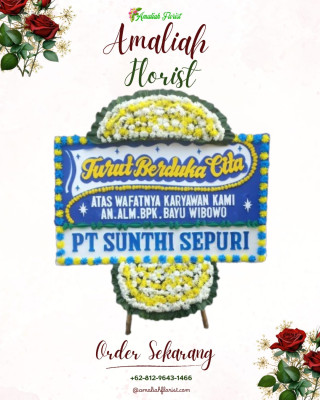 Papan Bunga Duka di Pamanuk