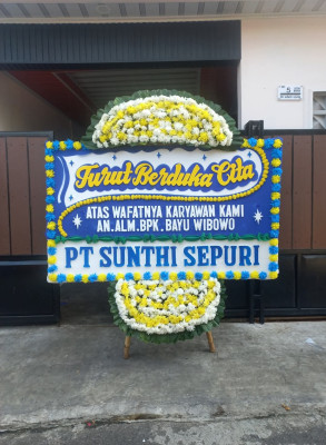 Papan Bunga Duka di Pamanuk
